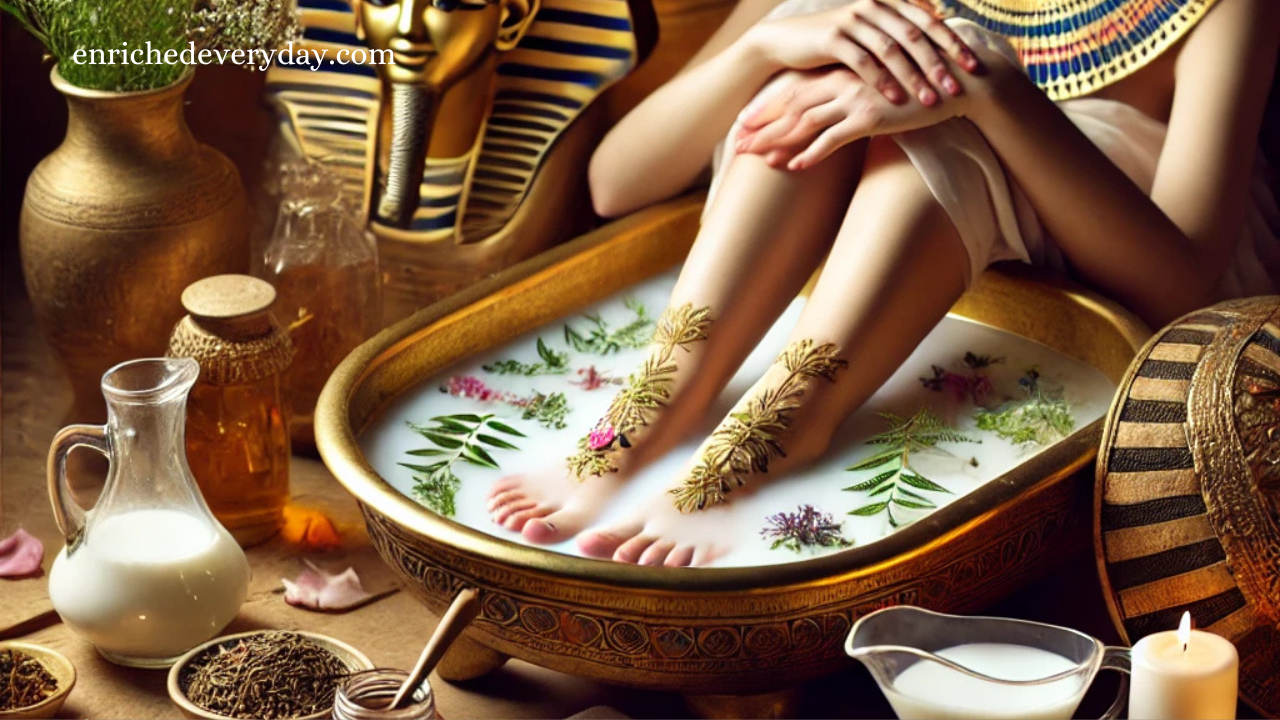 DIY Egyptian Recipes for Foot Spa Soak